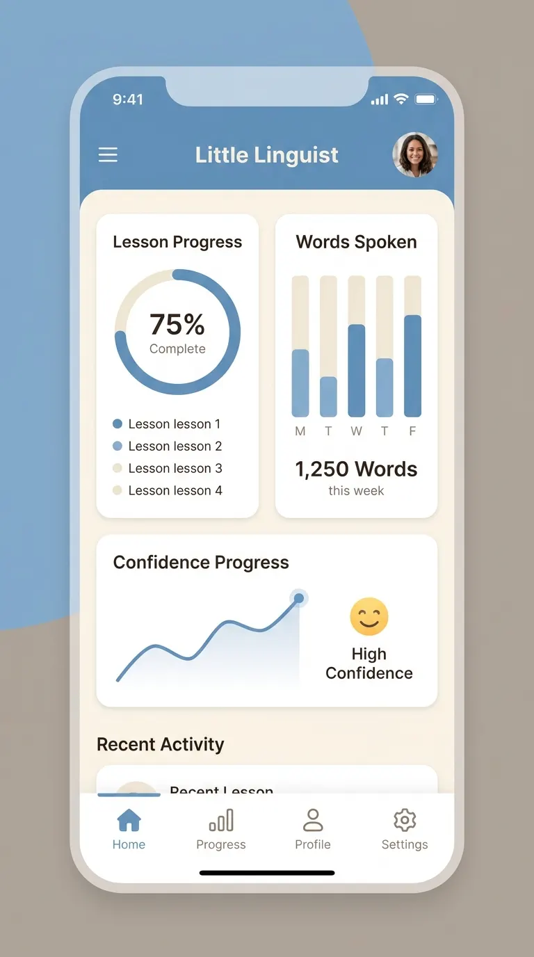Parent Dashboard app preview